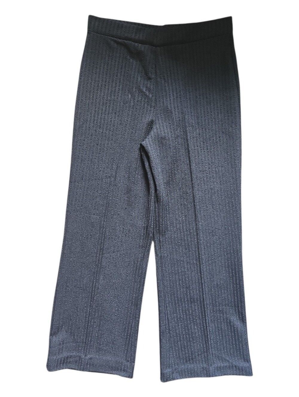 Vintage 70s Eccobay Ribbed Knit High-Waisted Pants Made in USA Size 11